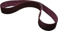 3M - 2-1/2" Wide x 60" OAL, Aluminum Oxide Abrasive Belt - Aluminum Oxide, Medium, Nonwoven, Series SC-BL - Apex Tool & Supply