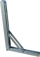 Knape & Vogt - 750 Lb Capacity, Anachrome Steel Coated, Shelf Bracket - 12" Long, 0.5906" Wide - Apex Tool & Supply