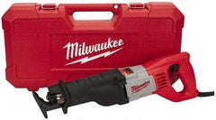 Milwaukee Tool - 3,000 Strokes per Minute, 3/4 Inch Stroke Length, Electric Reciprocating Saw - 120 Volts, 12 Amps - Apex Tool & Supply