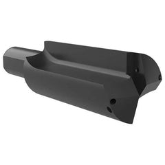 Allied Machine and Engineering - 3-17/32" to 4-1/2" Diam 6-49/64" Max Depth Straight Flute Spade Drill - Apex Tool & Supply