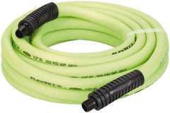 Legacy - 1/2" ID x 0.74" OD 25' Long Multipurpose Air Hose - MNPT x MNPT Ends, 300 Working psi, 140°, 3/8" Fitting, Green - Apex Tool & Supply