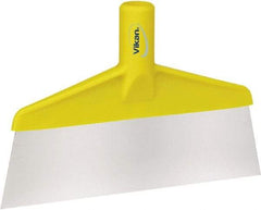 Remco - Stiff Stainless Steel Straight Scraper - 10-1/4" Blade Width - Apex Tool & Supply