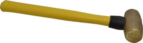 American Hammer - 3 Lb Head Nonmarring Mallet - 14-1/2" OAL, 13" Long Fiberglass Handle - Apex Tool & Supply