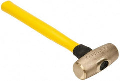 American Hammer - 4 Lb Head Nonmarring Mallet - 14-1/2" OAL, 13" Long Fiberglass Handle - Apex Tool & Supply