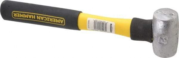 American Hammer - 2 Lb Head Nonmarring Mallet - 9-1/2" OAL, 8" Long Fiberglass Handle - Apex Tool & Supply