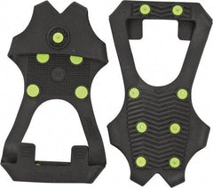 Winter Walking - Size 14, (Women's Size 12) Overboot Cleat - Steel Studs Traction, Black - Apex Tool & Supply