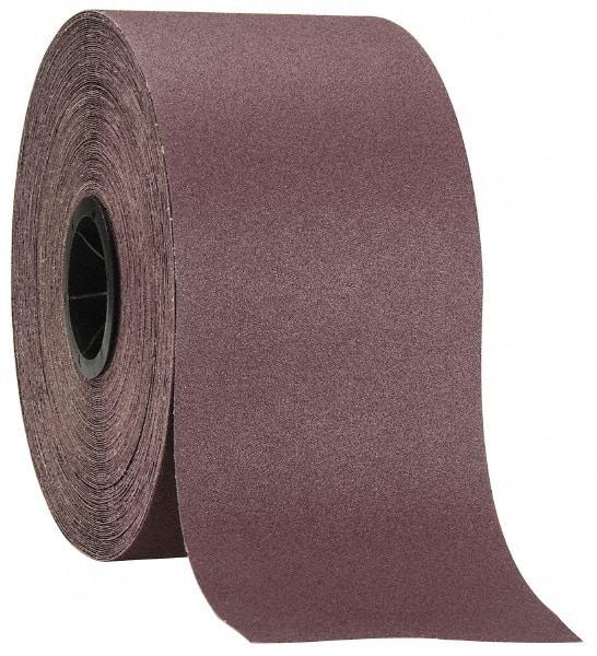 3M - 6" x 50 Yd 80 Grit Aluminum Oxide Cloth Roll - Medium Grade, X Weighted Backing - Apex Tool & Supply