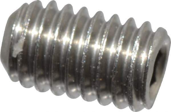 Value Collection - M3x0.50 Metric Coarse, 5mm OAL, Cup Point Set Screw - Grade 18-8 & Austenitic A2 Stainless Steel, 1.5mm Key - Apex Tool & Supply