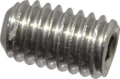 Value Collection - M3x0.50 Metric Coarse, 5mm OAL, Cup Point Set Screw - Grade 18-8 & Austenitic A2 Stainless Steel, 1.5mm Key - Apex Tool & Supply