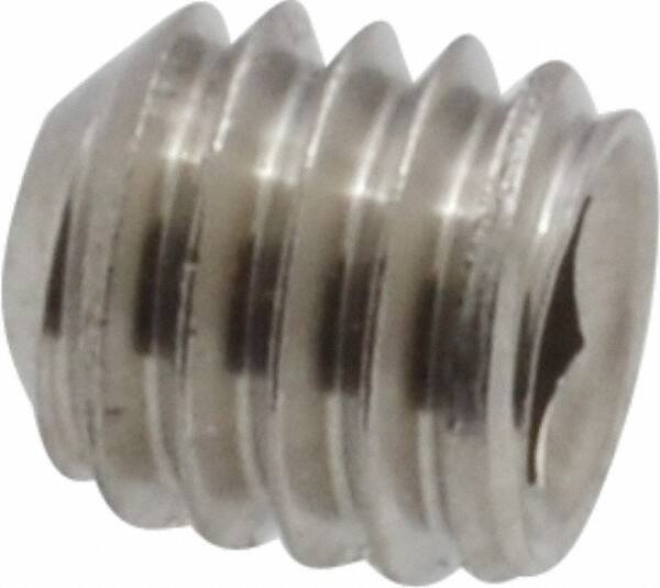 Value Collection - M3x0.50 Metric Coarse, 6mm OAL, Cup Point Set Screw - Grade 18-8 & Austenitic A2 Stainless Steel, 1.5mm Key - Apex Tool & Supply