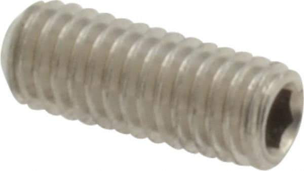 Value Collection - M3x0.50 Metric Coarse, 8mm OAL, Cup Point Set Screw - Grade 18-8 & Austenitic A2 Stainless Steel, 1.5mm Key - Apex Tool & Supply