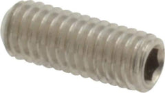 Value Collection - M3x0.50 Metric Coarse, 8mm OAL, Cup Point Set Screw - Grade 18-8 & Austenitic A2 Stainless Steel, 1.5mm Key - Apex Tool & Supply