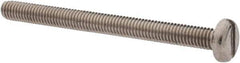 Value Collection - M3x0.50 Metric Coarse, 35mm Length Under Head Slotted Drive Machine Screw - Pan Head, Grade 18-8 & A2 Stainless Steel, Uncoated, Without Washer - Apex Tool & Supply