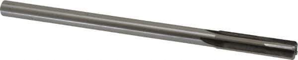 Made in USA - Letter Z Carbide-Tipped 4 Flute Chucking Reamer - Straight Flute, 3/8" Straight Shank, 1-3/4" Flute Length, 7" OAL - Apex Tool & Supply
