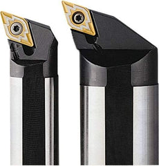 Seco - 32mm Min Bore Diam, 200mm OAL, 25mm Shank Diam, A-PDQN Indexable Boring Bar - 35mm Max Bore Depth, Pin Holding Method - Apex Tool & Supply