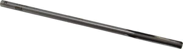 Made in USA - #1 Carbide-Tipped 4 Flute Chucking Reamer - Straight Flute, 7/32" Straight Shank, 1-1/2" Flute Length, 6" OAL - Apex Tool & Supply