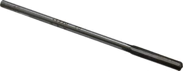 Made in USA - #8 Carbide-Tipped 4 Flute Chucking Reamer - Straight Flute, 11/64" Straight Shank, 1-1/8" Flute Length, 4-1/2" OAL - Apex Tool & Supply