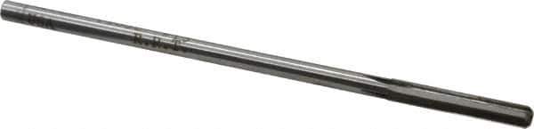 Made in USA - #13 Carbide-Tipped 4 Flute Chucking Reamer - Straight Flute, 11/64" Straight Shank, 1-1/8" Flute Length, 4-1/2" OAL - Apex Tool & Supply