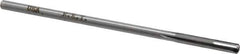 Made in USA - #14 Carbide-Tipped 4 Flute Chucking Reamer - Straight Flute, 11/64" Straight Shank, 1-1/8" Flute Length, 4-1/2" OAL - Apex Tool & Supply