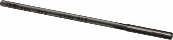 Made in USA - #17 Carbide-Tipped 4 Flute Chucking Reamer - Apex Tool & Supply