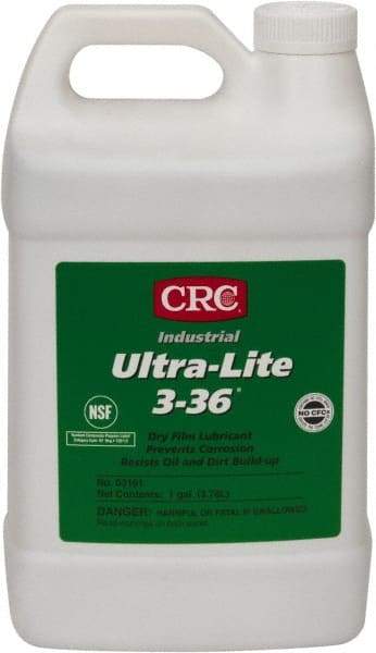 CRC - 1 Gal Bottle Dry Film Lubricant - Amber, -40°F to 300°F, Food Grade - Apex Tool & Supply