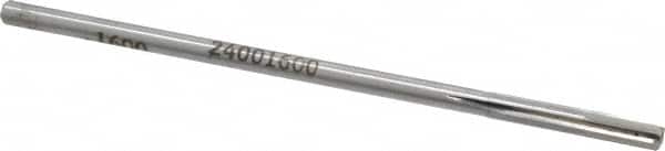 Made in USA - 0.16" Carbide-Tipped 6 Flute Chucking Reamer - Apex Tool & Supply