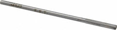 Made in USA - 0.1635" Carbide-Tipped 4 Flute Chucking Reamer - Straight Flute, 0.151" Straight Shank, 1" Flute Length, 4" OAL - Apex Tool & Supply
