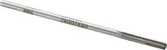 Made in USA - 0.168" Carbide-Tipped 4 Flute Chucking Reamer - Straight Flute, 0.151" Straight Shank, 1" Flute Length, 4" OAL - Apex Tool & Supply