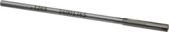 Made in USA - 0.1765" Carbide-Tipped 4 Flute Chucking Reamer - Straight Flute, 0.151" Straight Shank, 1" Flute Length, 4" OAL - Apex Tool & Supply
