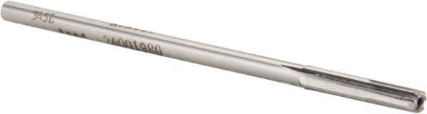 Made in USA - 0.198" Carbide-Tipped 4 Flute Chucking Reamer - Straight Flute, 11/64" Straight Shank, 1-1/8" Flute Length, 4-1/2" OAL - Apex Tool & Supply