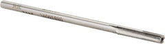 Made in USA - 0.198" Carbide-Tipped 4 Flute Chucking Reamer - Straight Flute, 11/64" Straight Shank, 1-1/8" Flute Length, 4-1/2" OAL - Apex Tool & Supply