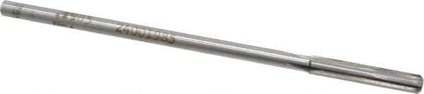 Made in USA - 0.1985" Carbide-Tipped 4 Flute Chucking Reamer - Straight Flute, 11/64" Straight Shank, 1-1/8" Flute Length, 4-1/2" OAL - Apex Tool & Supply
