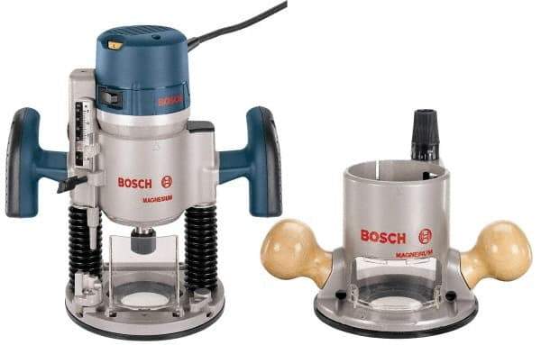 Bosch - Router Kits Router Type: Fixed/Plunge Combination Speed (RPM): 8000-25000 - Apex Tool & Supply