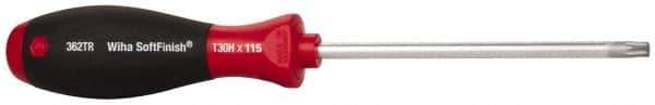 Wiha - TR30 Torx Driver - 4-1/2" Blade Length, Ergonomic Handle - Apex Tool & Supply