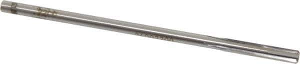 Made in USA - 0.22" Carbide-Tipped 6 Flute Chucking Reamer - Straight Flute, 13/64" Straight Shank, 1-1/4" Flute Length, 5" OAL - Apex Tool & Supply