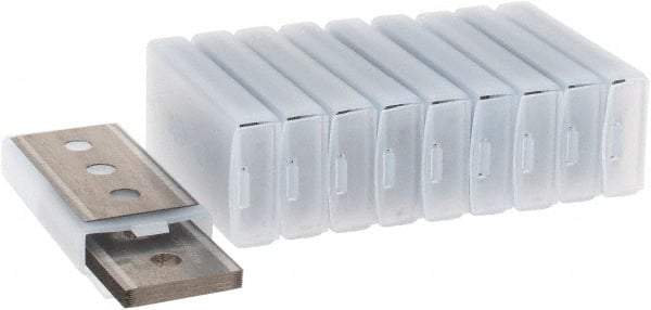 Martor USA - Steel Safety Blade - 1-11/16" Blade Length, 0.016" Blade Thickness - Apex Tool & Supply