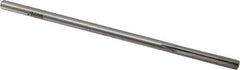 Made in USA - 0.24" Carbide-Tipped 8 Flute Chucking Reamer - Straight Flute, 15/64" Straight Shank, 1-1/2" Flute Length, 6" OAL - Apex Tool & Supply