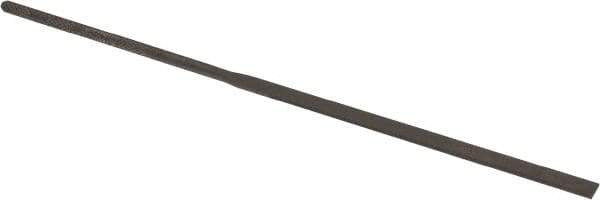 Grobet - 6-1/4" Needle Precision Swiss Pattern Round File - Round Handle - Apex Tool & Supply