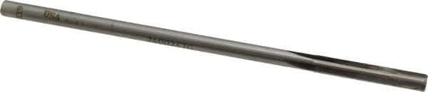 Made in USA - 0.247" Carbide-Tipped 4 Flute Chucking Reamer - Straight Flute, 15/64" Straight Shank, 1-1/2" Flute Length, 6" OAL - Apex Tool & Supply
