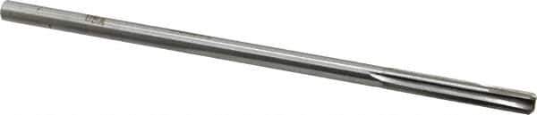 Made in USA - 0.2475" Carbide-Tipped 4 Flute Chucking Reamer - Straight Flute, 15/64" Straight Shank, 1-1/2" Flute Length, 6" OAL - Apex Tool & Supply