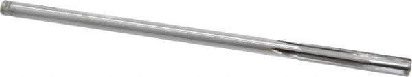 Made in USA - 0.256" Carbide-Tipped 4 Flute Chucking Reamer - Straight Flute, 15/64" Straight Shank, 1-1/2" Flute Length, 6" OAL - Apex Tool & Supply