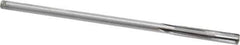 Made in USA - 0.256" Carbide-Tipped 4 Flute Chucking Reamer - Straight Flute, 15/64" Straight Shank, 1-1/2" Flute Length, 6" OAL - Apex Tool & Supply