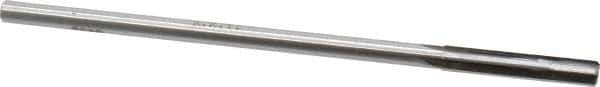Made in USA - 0.259" Carbide-Tipped 4 Flute Chucking Reamer - Straight Flute, 15/64" Straight Shank, 1-1/2" Flute Length, 6" OAL - Apex Tool & Supply