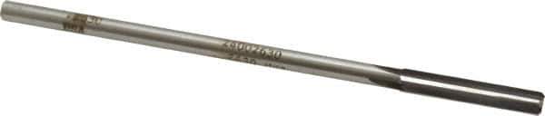 Made in USA - 0.263" Carbide-Tipped 4 Flute Chucking Reamer - Straight Flute, 15/64" Straight Shank, 1-1/2" Flute Length, 6" OAL - Apex Tool & Supply