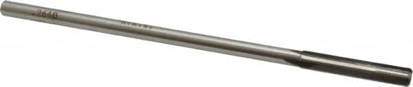 Made in USA - 0.264" Carbide-Tipped 4 Flute Chucking Reamer - Apex Tool & Supply