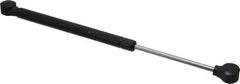 Made in USA - 0.24" Rod Diam, 0.59" Tube Diam, 50 Lb Capacity, Hydraulic Dampers - Compression, 12.5" Extended Length, 4" Stroke Length, Plastic Ball Socket, Chrome-Plated Piston - Apex Tool & Supply