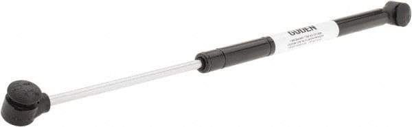 Made in USA - 0.24" Rod Diam, 0.59" Tube Diam, 50 Lb Capacity, Hydraulic Dampers - Compression, 15.02" Extended Length, 5" Stroke Length, Plastic Ball Socket, Chrome-Plated Piston - Apex Tool & Supply