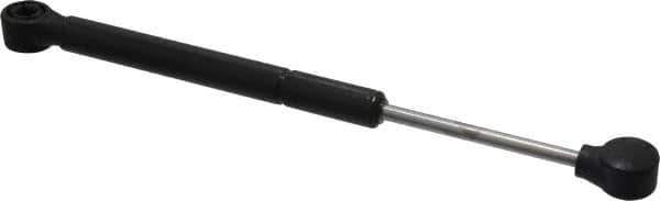 Made in USA - 0.32" Rod Diam, 0.87" Tube Diam, 100 Lb Capacity, Hydraulic Dampers - Extension, 12.24" Extended Length, 4" Stroke Length, Plastic Ball Socket, Chrome-Plated Piston - Apex Tool & Supply