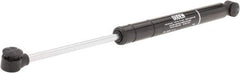 Made in USA - 0.32" Rod Diam, 0.87" Tube Diam, 100 Lb Capacity, Hydraulic Dampers - Extension, 14.49" Extended Length, 5" Stroke Length, Plastic Ball Socket, Chrome-Plated Piston - Apex Tool & Supply