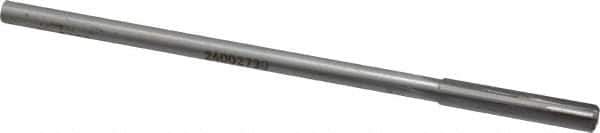 Made in USA - 0.273" Carbide-Tipped 4 Flute Chucking Reamer - Straight Flute, 15/64" Straight Shank, 1-1/2" Flute Length, 6" OAL - Apex Tool & Supply